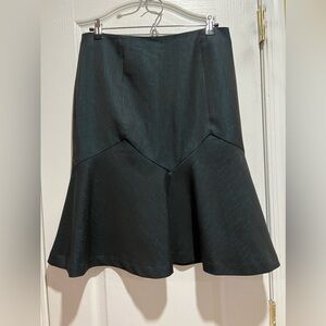 Alfani a-line black and blue 10 petite skirt